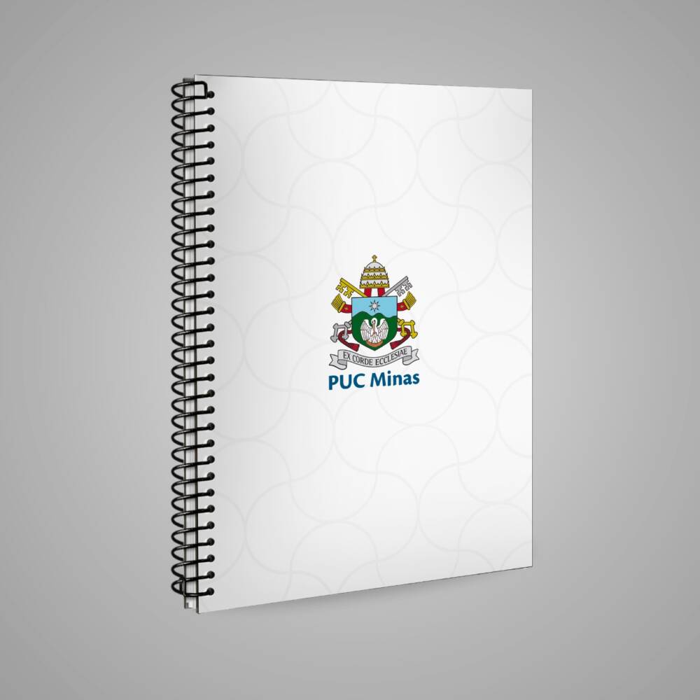 Caderno A4 PUC Minas Branco
